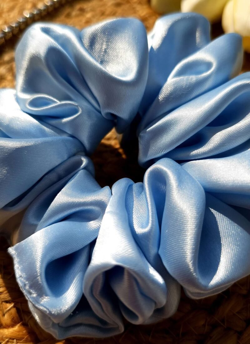 powder blue satin scrunchies scaled