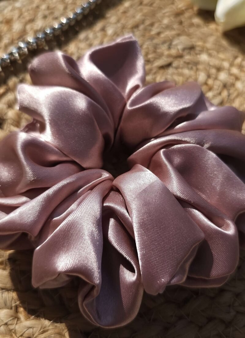 rosy nude satin scrunchies scaled