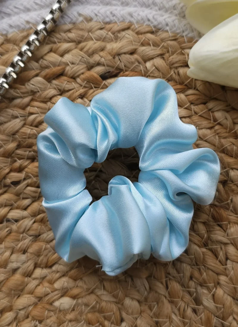 columbia blue scrunchie