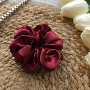 Elevate your ponytail with trendy scrunchies from The Stylish Gem.