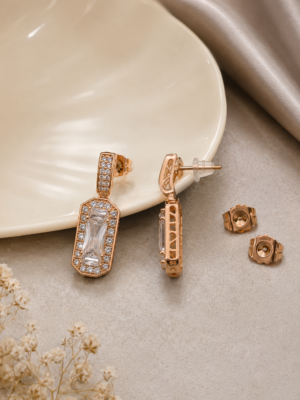 Elara Statement Drop Earrings - Image 3