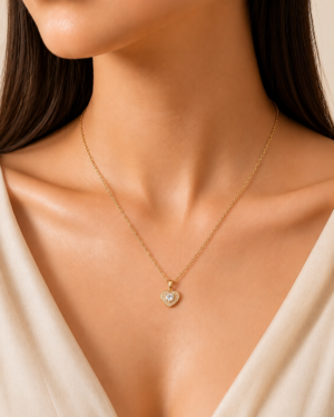 Classic Heart Pendant Necklace - Image 3